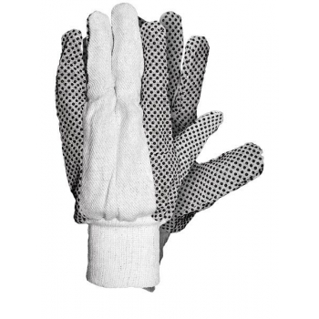 RRBMAG  7 Rękawice z drelichu nakrapiane