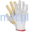 RRBMAG  2 Rękawice bawełniane z jednostronnym nakropkiem