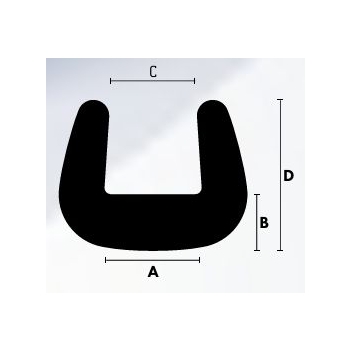 Profil PE U Higher Density 20-30 /180m/